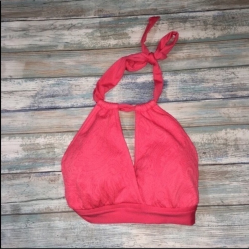 Mossimo Red Halter Bikini Top - Picture 2 of 6